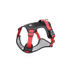 GENERICO - Arnés Reflectante Antitirones Antiasfixia Para Perro Talla S - Rojo