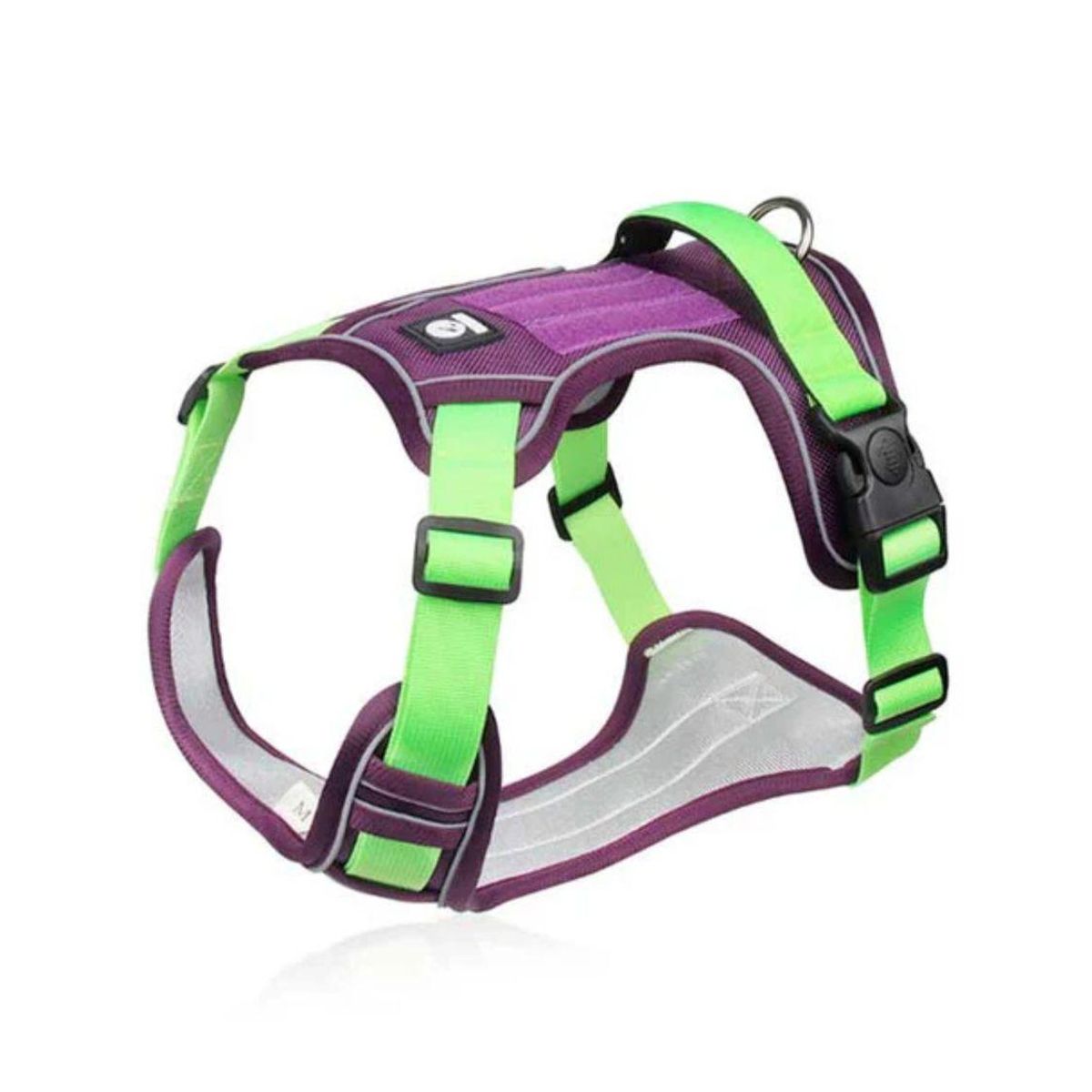 GENERICO - Arnés Reflectante Antitirones Antiasfixia Para Perro Talla S - Purpura