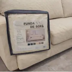 GENERICO - Funda Protectora para Sillon BEIGE 2-asiento