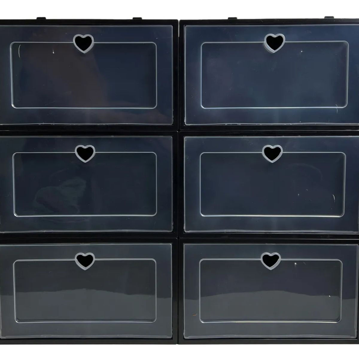OKAY - Pack 6 Organizador De Zapatos Caja Organizadora Transparente