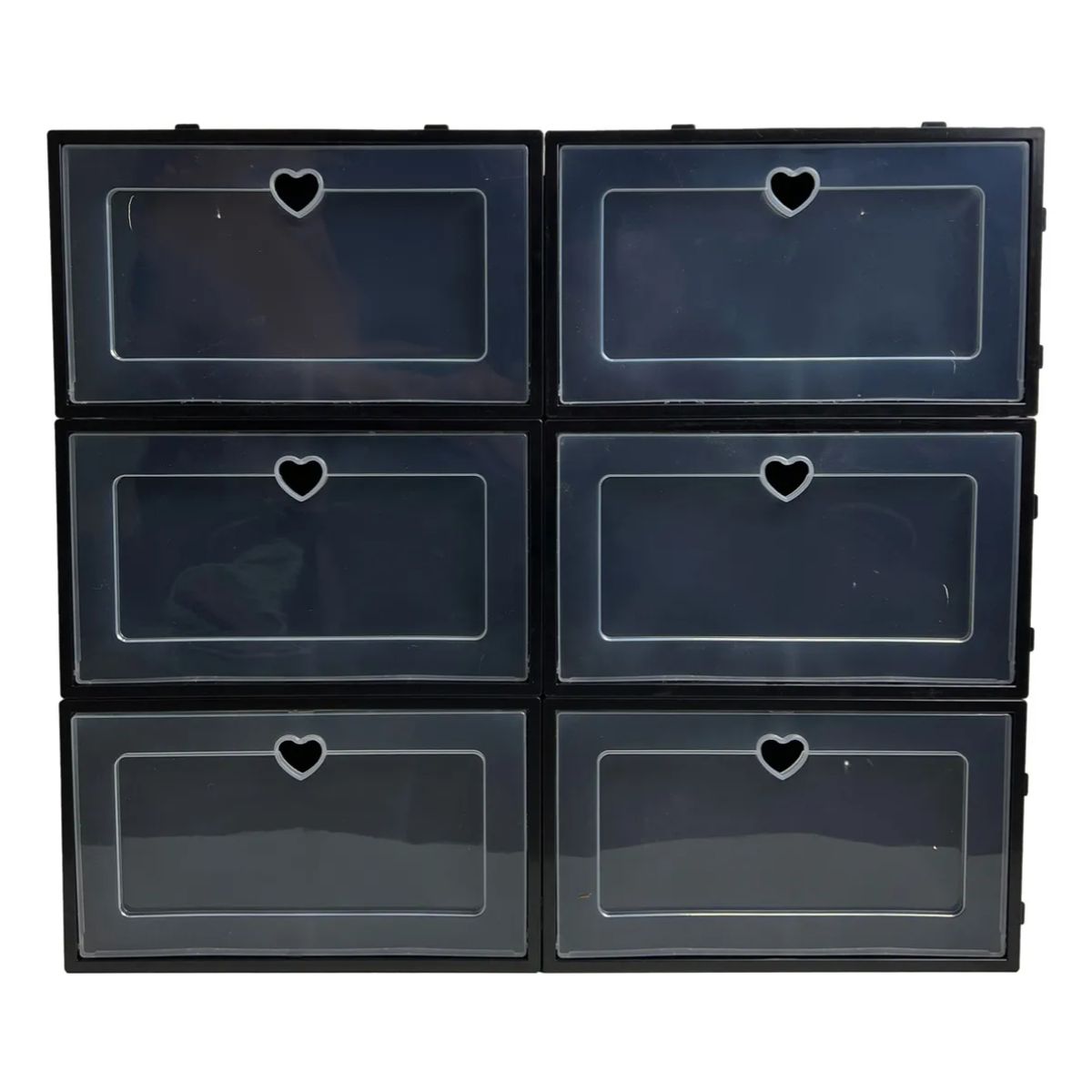 OKAY - Pack 6 Organizador De Zapatos Caja Organizadora Transparente
