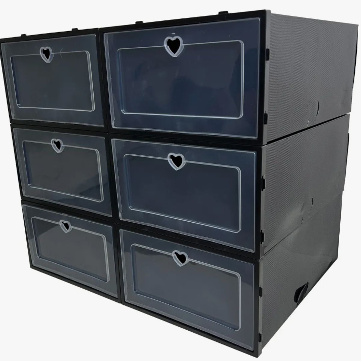 OKAY - Pack 6 Organizador De Zapatos Caja Organizadora Transparente