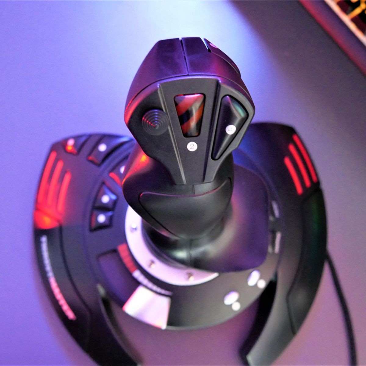 THRUSTMASTER - Simulador de Vuelo Thrustmaster T.Flight Stick X USB