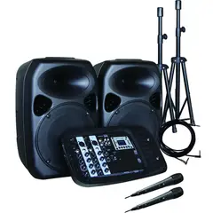 BARETONE - Combo Audio Bt-Am200P 200W+Atril Mic