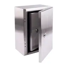 GENERICO - Gabinete Acero Inoxidable 400x300x200 2 Puertas IP66