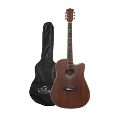 SEVILLANA - Guitarra Electroacústica 41″ Con Funda Corte Cataway