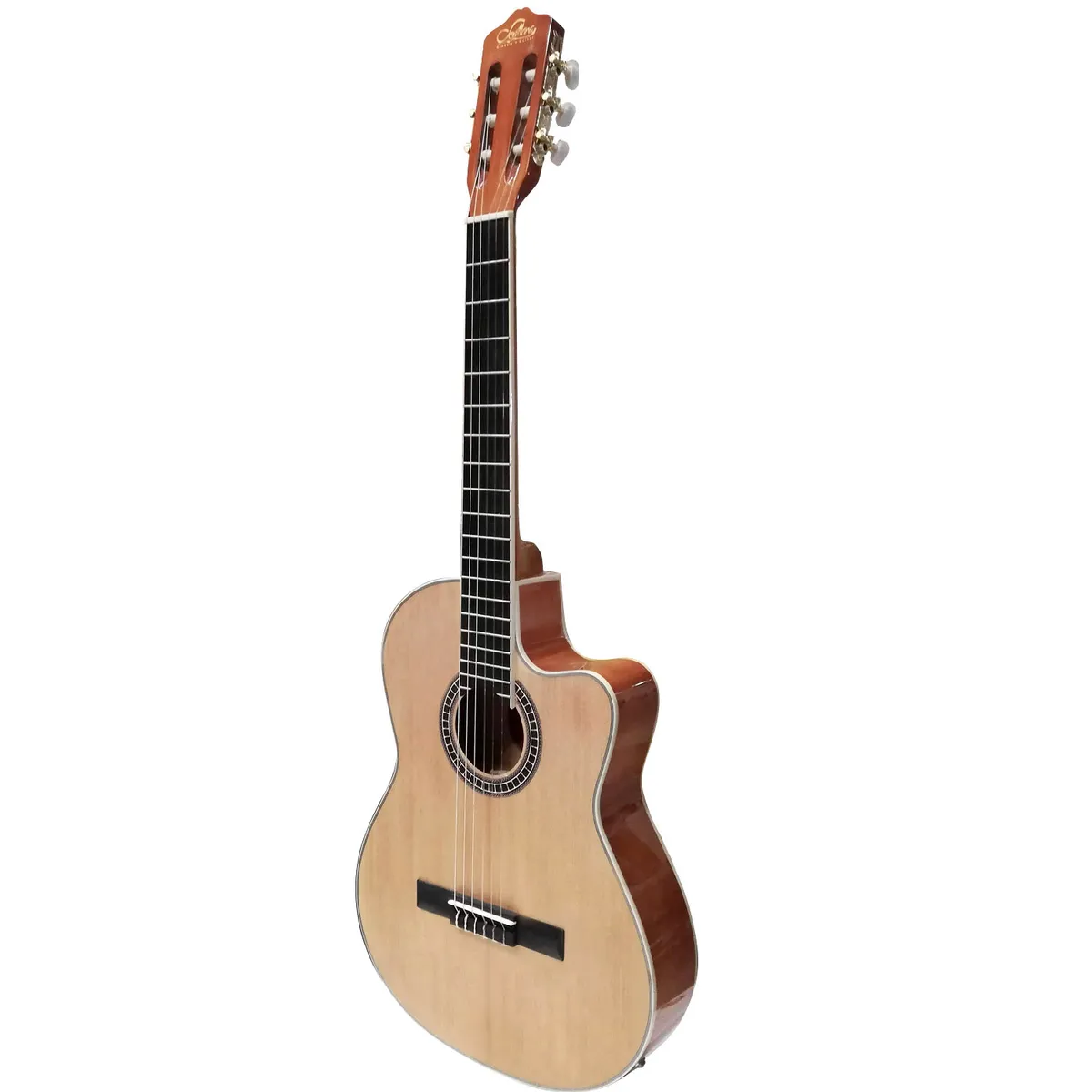SEVILLANA - Guitarra Electroacústica 39 Natural Ultra Delgada