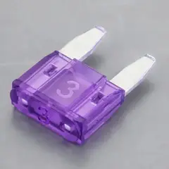 GENERICO - Kit 100 Mini Fusibles Para Auto 3a