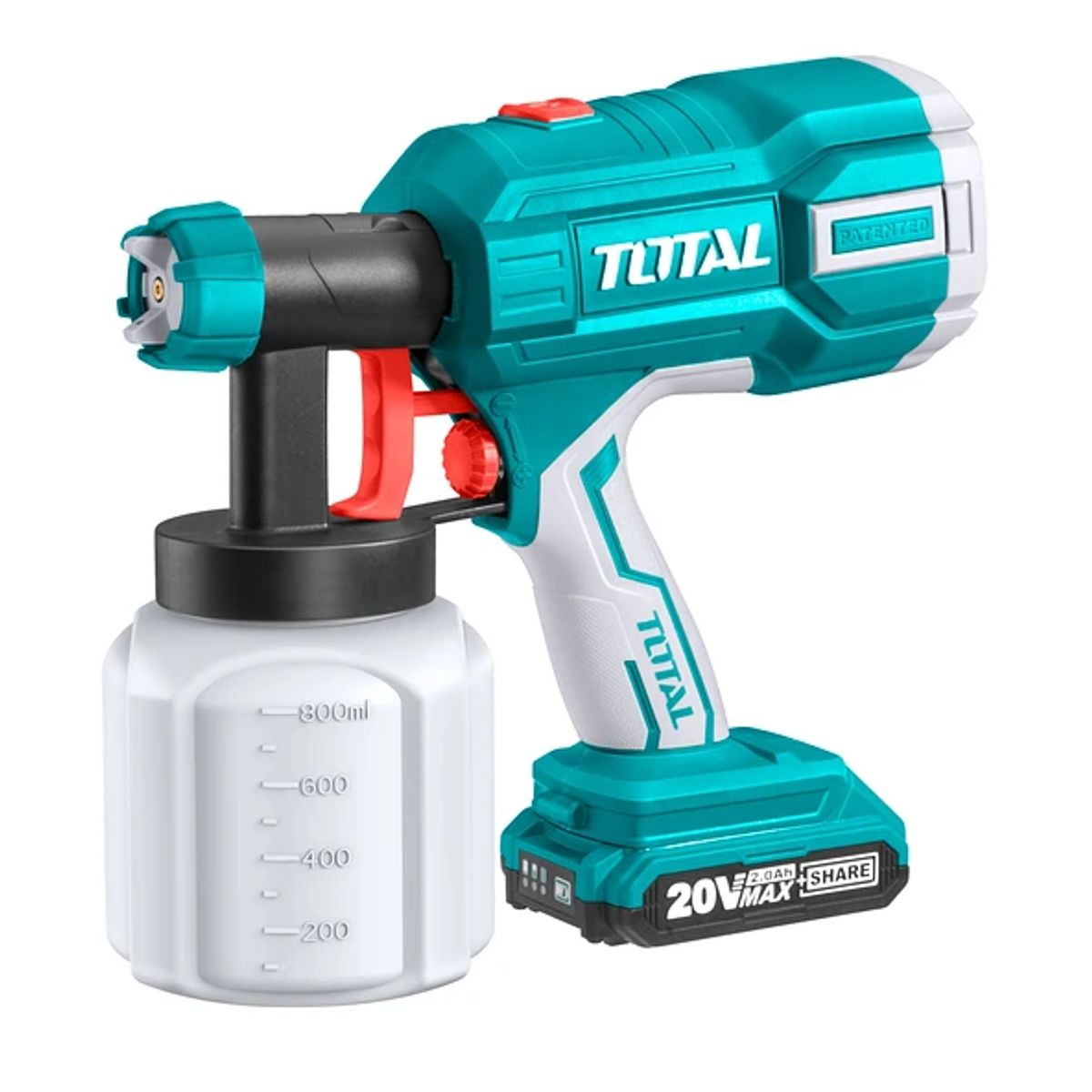 TOTAL TOOLS - pistola para pintar inalámbrica de 20V Total tools
