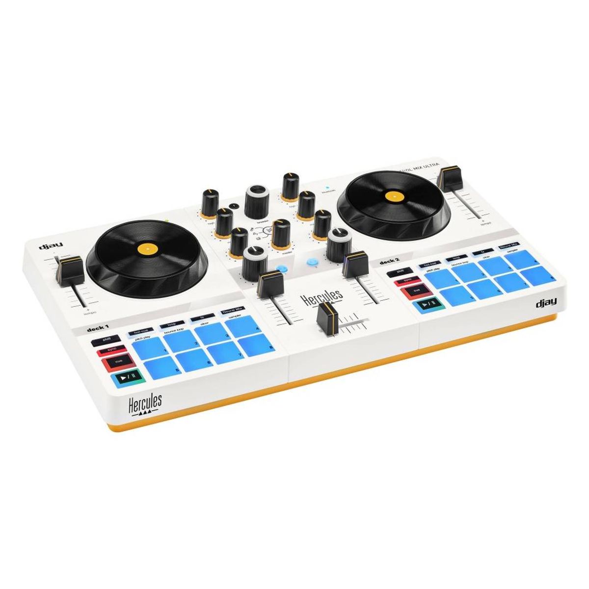 HERCULES - Controlador DJ Hercules - DJControl Mix Ultra Blanco