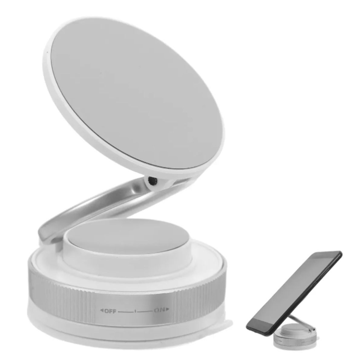 GENERICO - Soporte Magnético Giratorio 360 Con Ventosa De Vacío