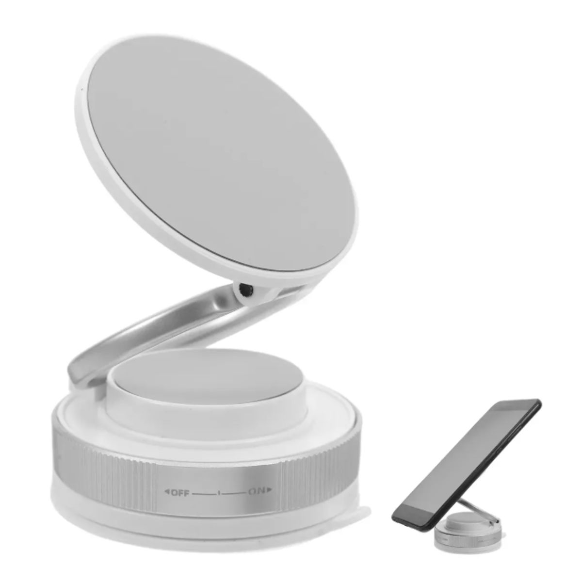 GENERICO - Soporte Magnético Giratorio 360 Con Ventosa De Vacío