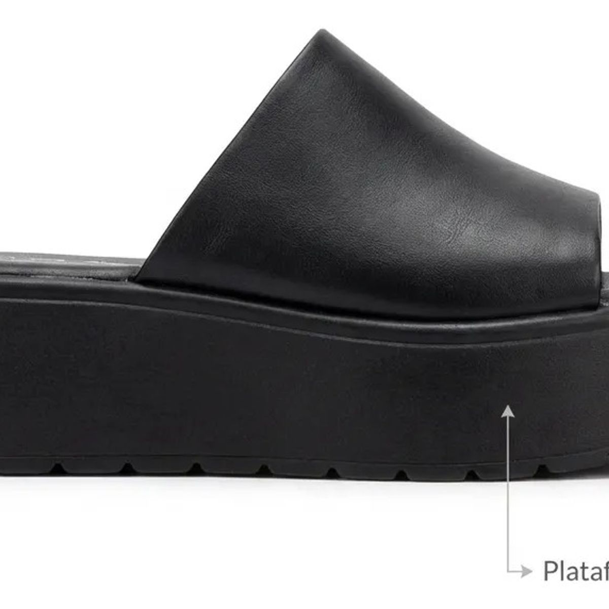 BOVINITA - Sandalia Mujer Plataforma Alta Negro Liviana Verano Playa