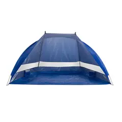 GENERICO - Media carpa Refugio Playa UV 50+ Para Viento Toldo Familiar Plegable Portátil 220x115x115cm
