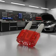 GENERICO - Kit 100 Mini Fusibles Para Auto 10a