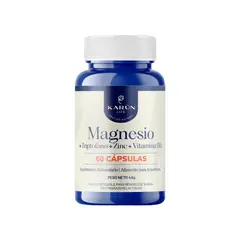 KARUNLIFE - Magnesio+ triptófano+ Zinc+ Vit B6 60 Cap Karun Life
