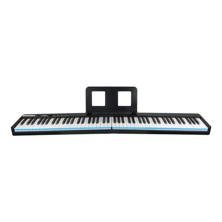 PIANO DIGITAL PORTATIL 88 NOTAS NEGRO EURO-8600
