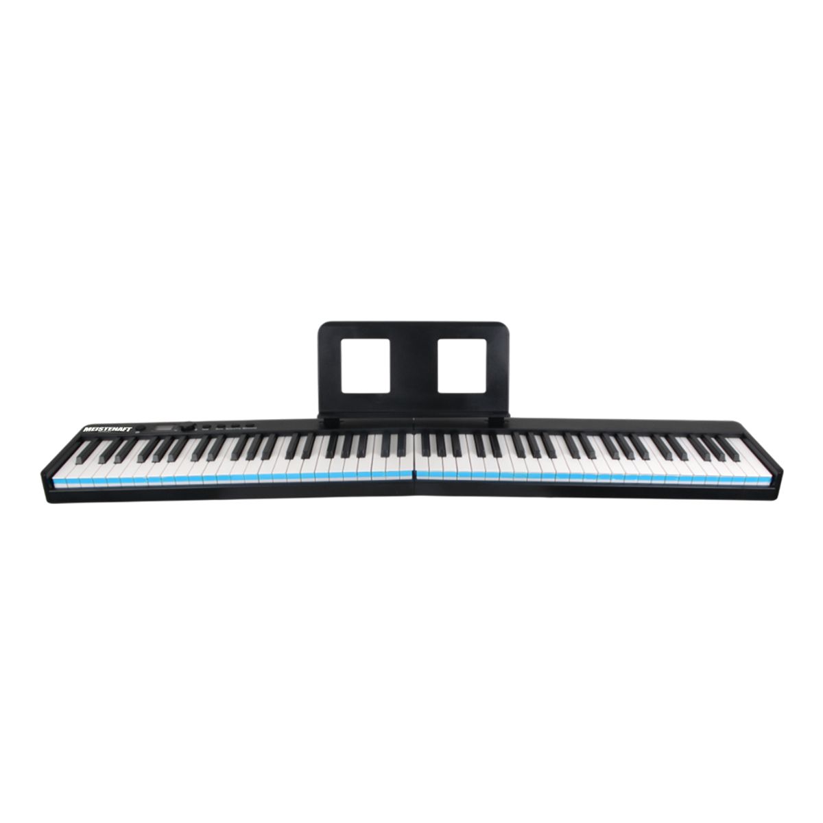 MEISTEHAFT - PIANO DIGITAL PORTATIL 88 NOTAS NEGRO EURO-8600 MEISTEHAFT