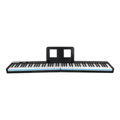 MEISTEHAFT - PIANO DIGITAL PORTATIL 88 NOTAS NEGRO EURO-8600