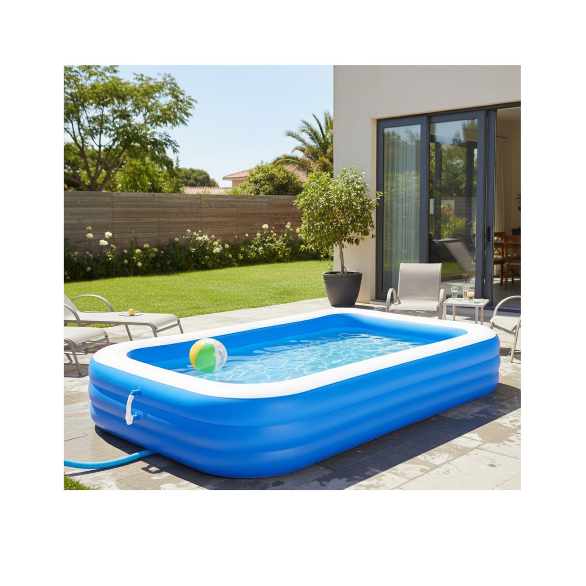 GENERICO - Piscina Inflable Rectangular 305x183x66cm