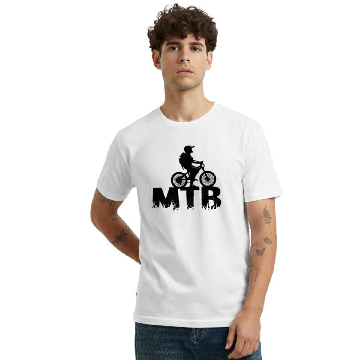 TRIPLE PLAY - Polera Premium 100% Algodón Estampada MTB