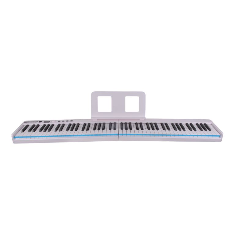PIANO DIGITAL PORTATIL 88 NOTAS BLANCO EURO-8600