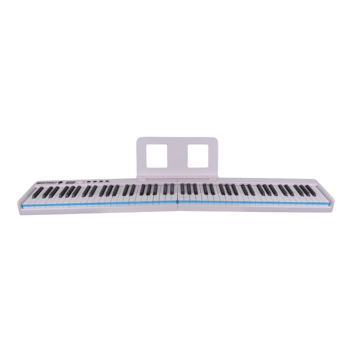 MEISTEHAFT - PIANO DIGITAL PORTATIL 88 NOTAS BLANCO EURO-8600 MEISTEHAFT