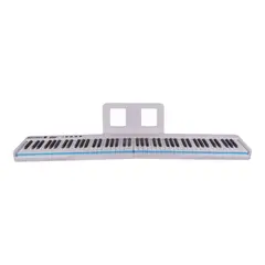 MEISTEHAFT - PIANO DIGITAL PORTATIL 88 NOTAS BLANCO EURO-8600