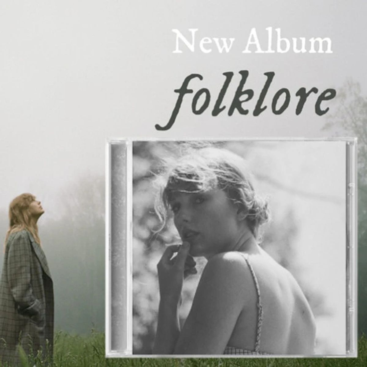 GENERICO - Folklore - Taylor Swift - CD Deluxe Meet Me Behind The Mall con detalle