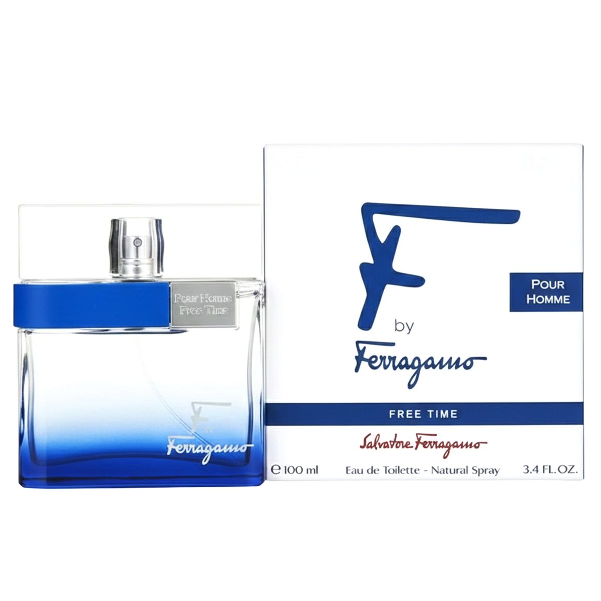 SALVATORE FERRAGAMO - Salvatore Ferragamo F By Ferragamo Free Time Edt 100ml Hombre