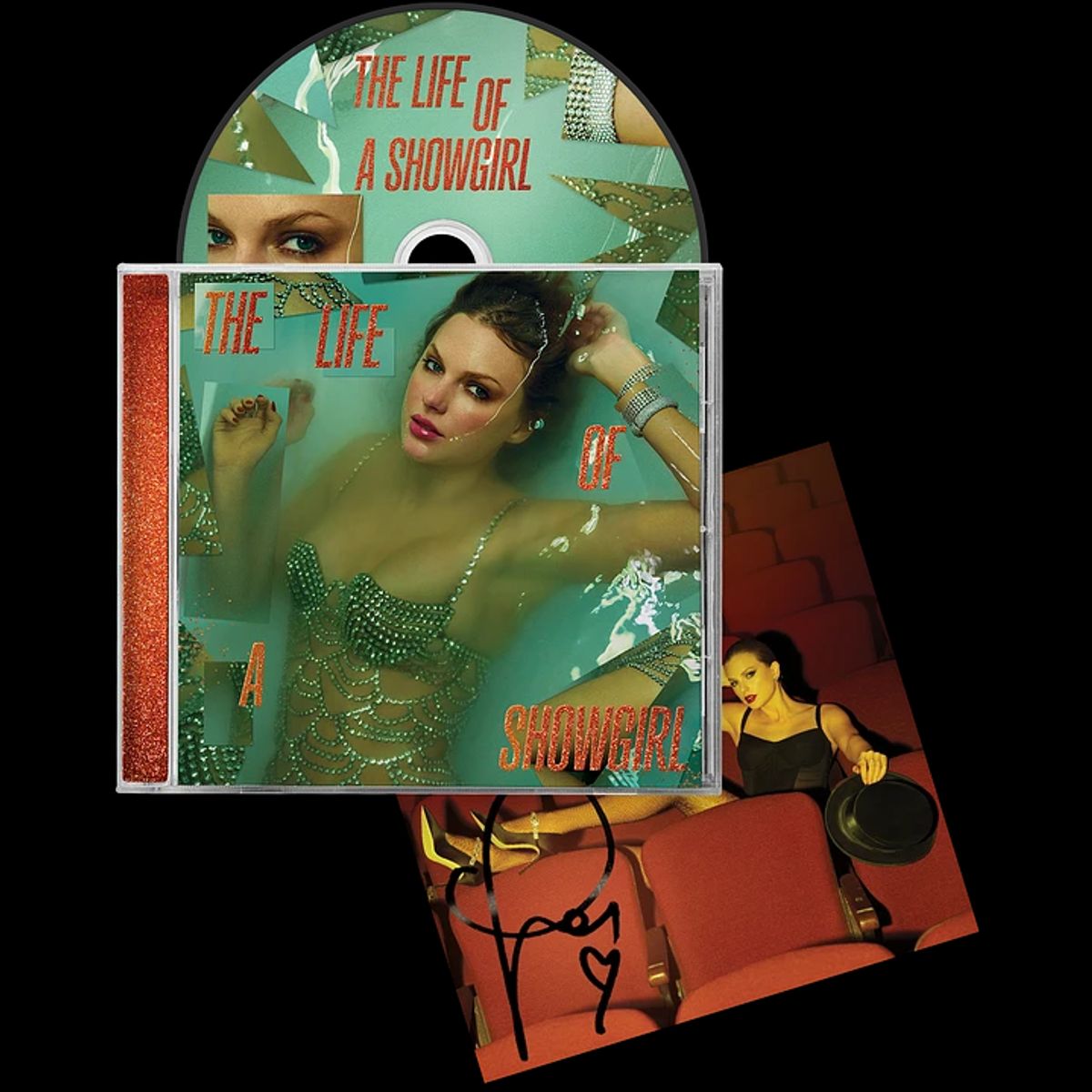 GENERICO - Taylor Swift - The Life Of A Showgirl - CD Firmado Foto 4 con detalle