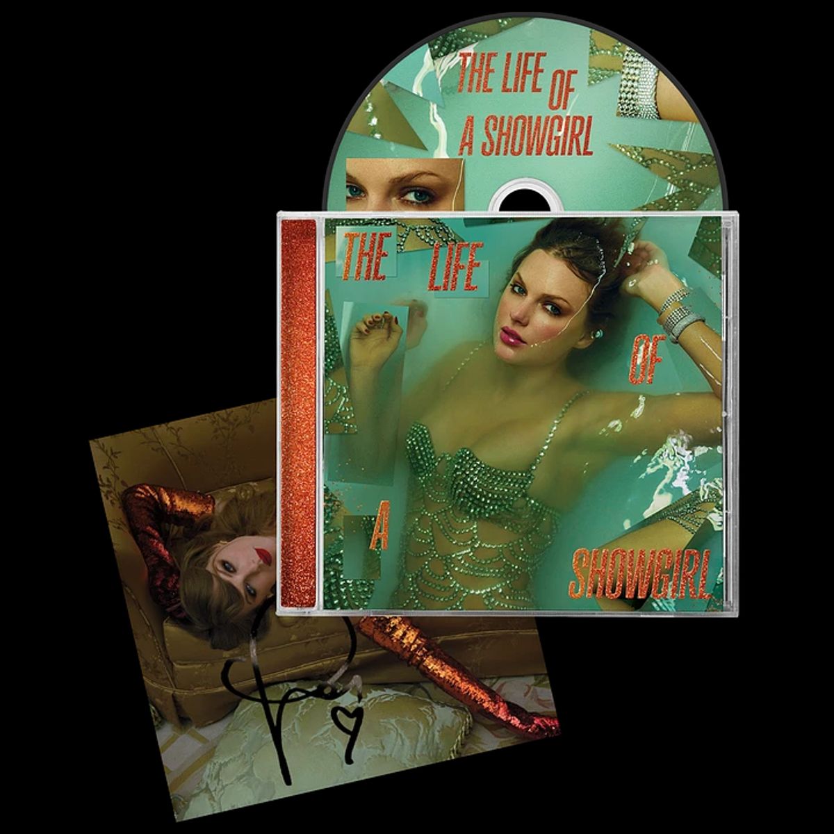 GENERICO - Taylor Swift - The Life Of A Showgirl - CD Firmado Foto 2 con detalle