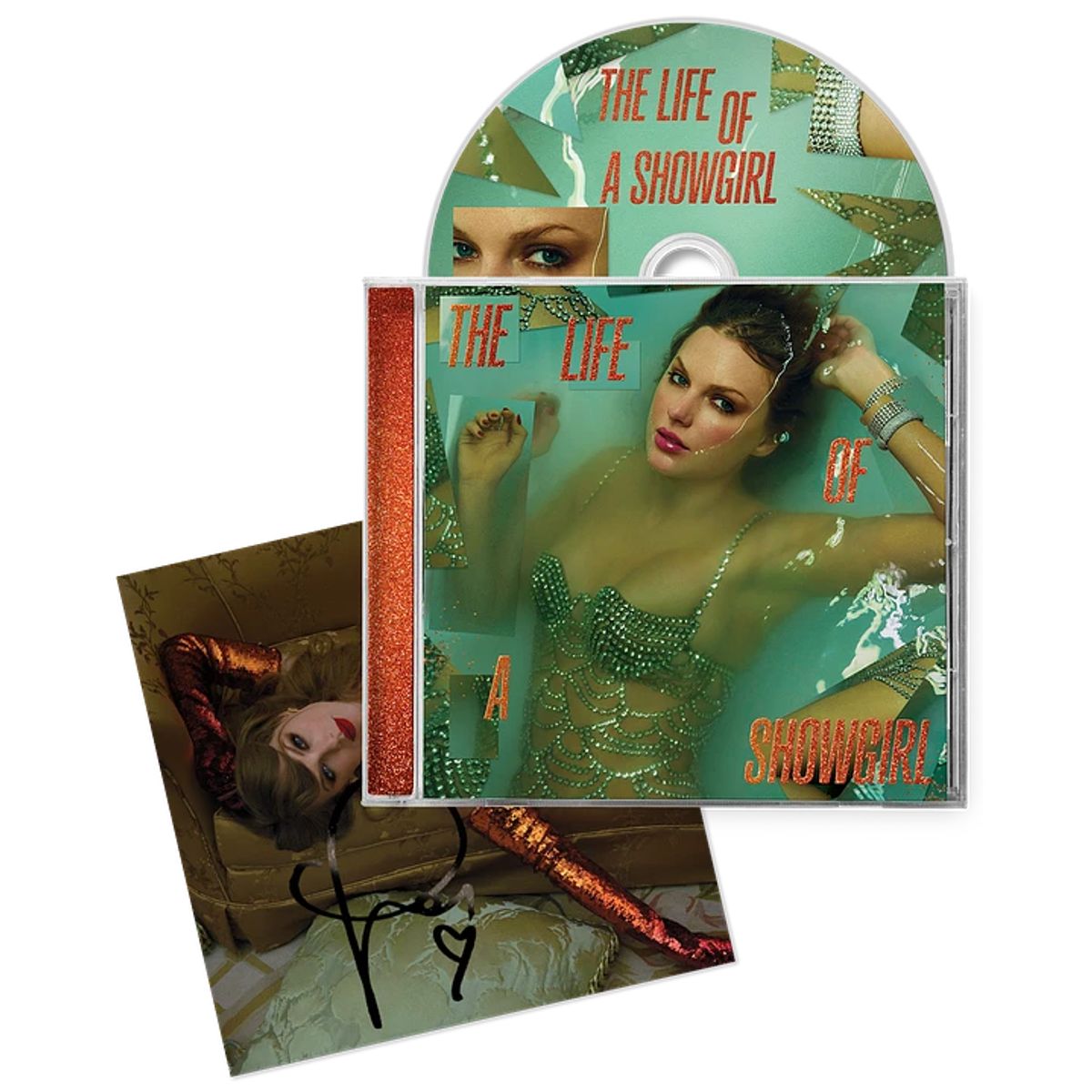 GENERICO - Taylor Swift - The Life Of A Showgirl - CD Firmado Foto 2 con detalle