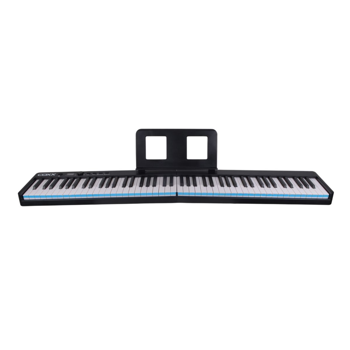 COXX - PIANO DIGITAL PORTATIL PLEGABLE 88 NOTAS NEGRO COXX FOLD