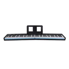 COXX - PIANO DIGITAL PORTATIL PLEGABLE 88 NOTAS NEGRO FOLD