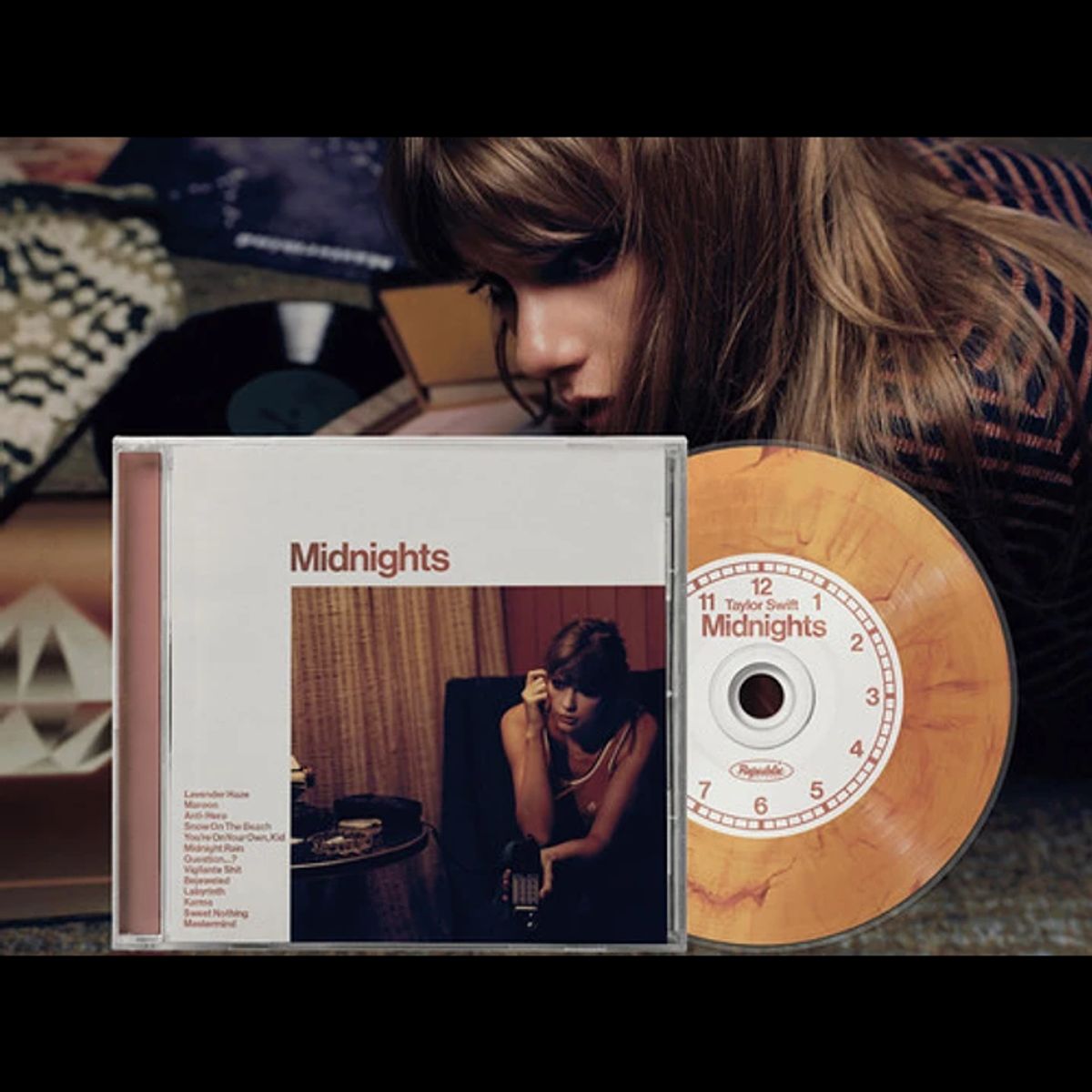 GENERICO - Taylor Swift - Midnights - CD Blood Moon Target Edition con detalle