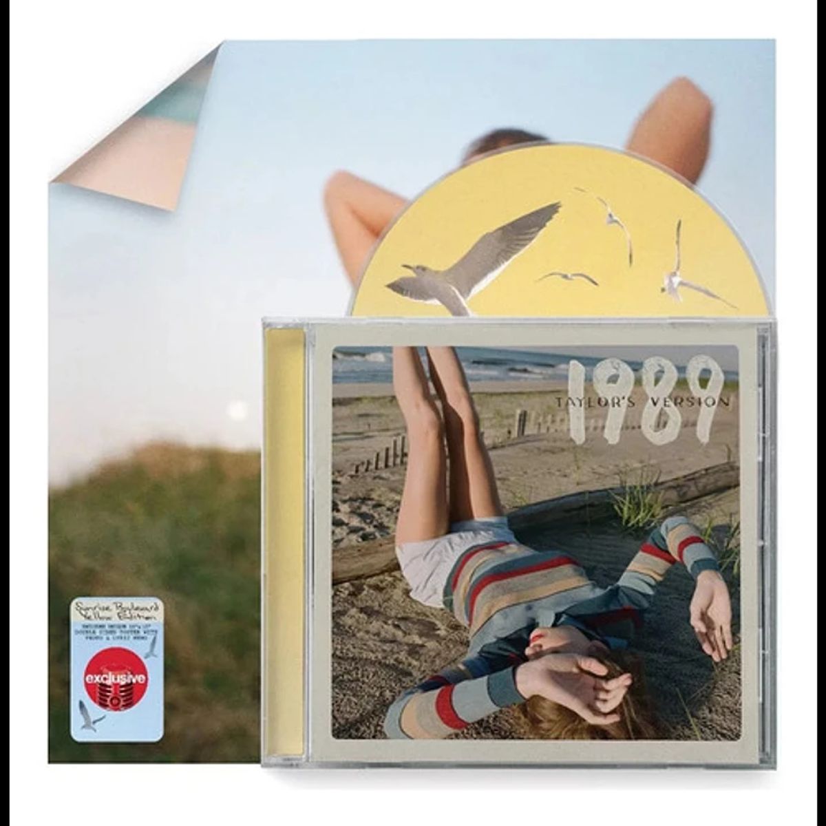 GENERICO - Taylor Swift - 1989 Taylors Version - CD Sunset Boulevard Yellow Target Edition con detalle