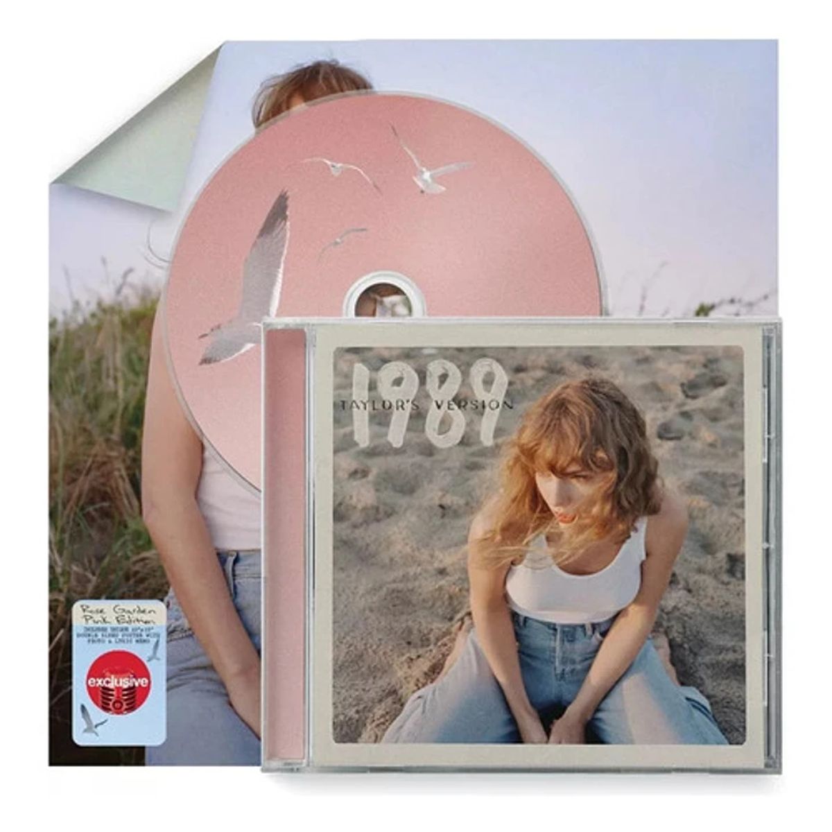 GENERICO - Taylor Swift - 1989 Taylors Version - CD Rose Garden Pink Target Edition con detalle