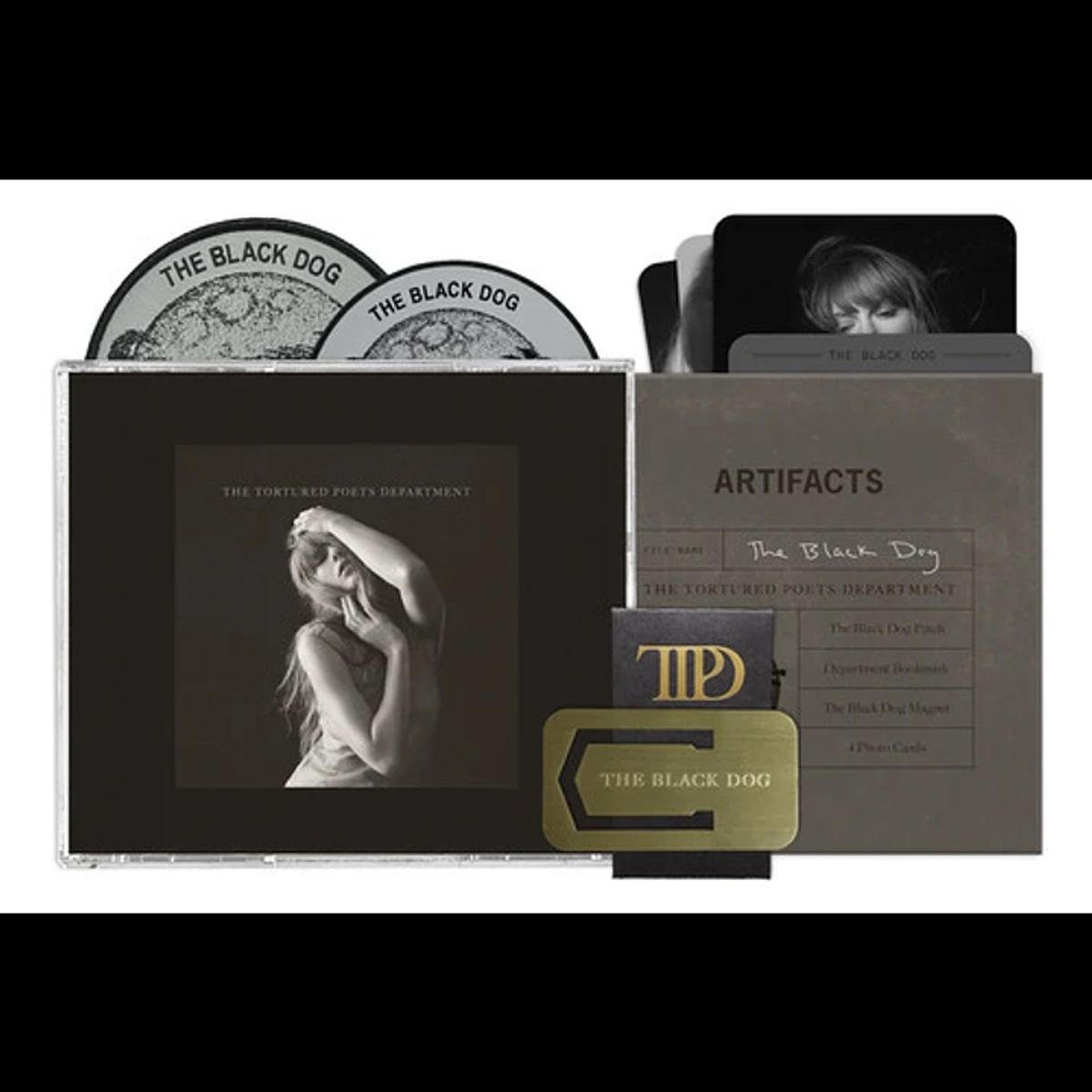 GENERICO - Taylor Swift - The Tortured Poets Department - CD Deluxe Collector’s Edition - 4 The Black Dog