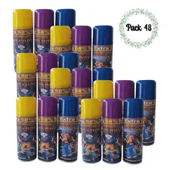 EKOL TACTICA MILITAR - Pack 48 Serpentina Spray Para Navidad O Fiesta De Año Nuevo