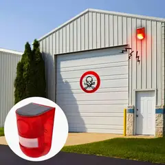 MOVI - ALARMA SOLAR CON SENSOR DE MOVIMIENTO 129 DB IMPERMEABLE- PROTECCIÓN 24/7 SIN CABLES