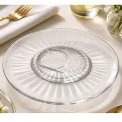 BORMIOLI - Set 6 Platillos Para Tazas Espresso Vidrio - Barshine