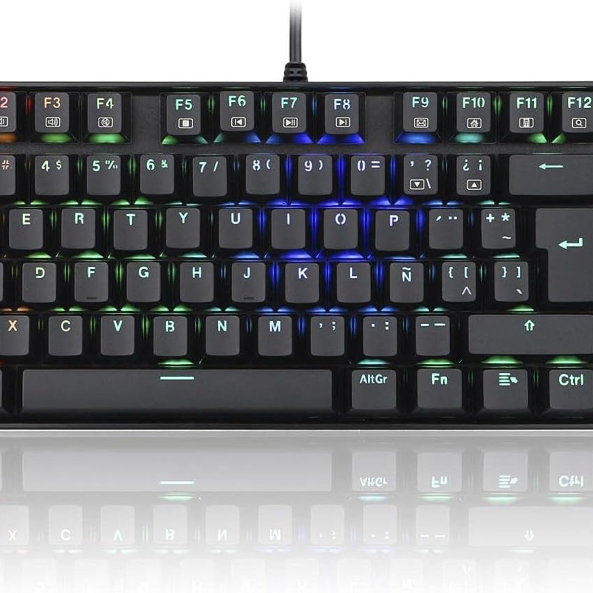 REDRAGON - RedRagon Kumara Black RGB DUST PROOF RED ESPAÑOL