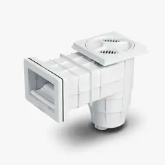 VULCANO - Skimmer Fibra De Vidrio Boca Chica 20cm Piscinas