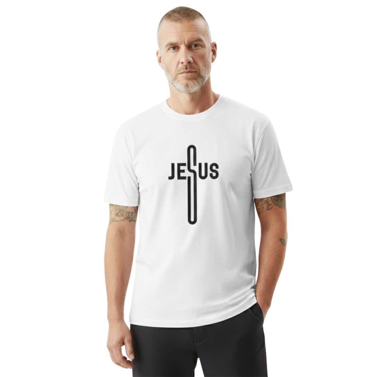 TRIPLE PLAY - Polera Premium 100% Algodón Estampada JeSus