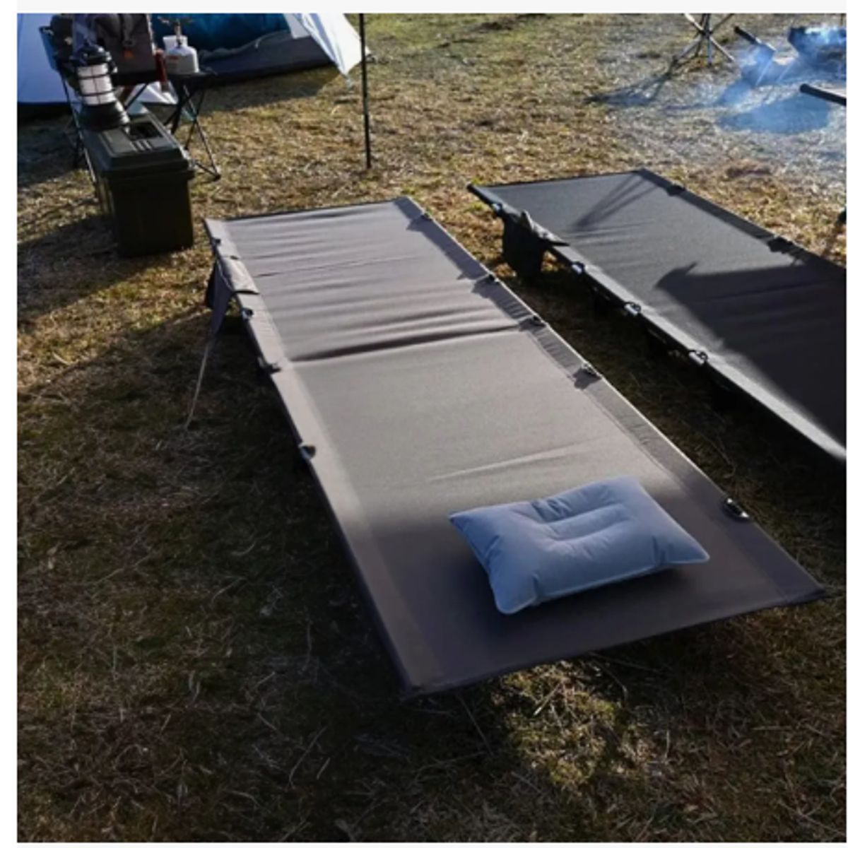 GENERICO - Cama Plegable Camping Cama Portátil Para Viaje Camilla Catre Campamento