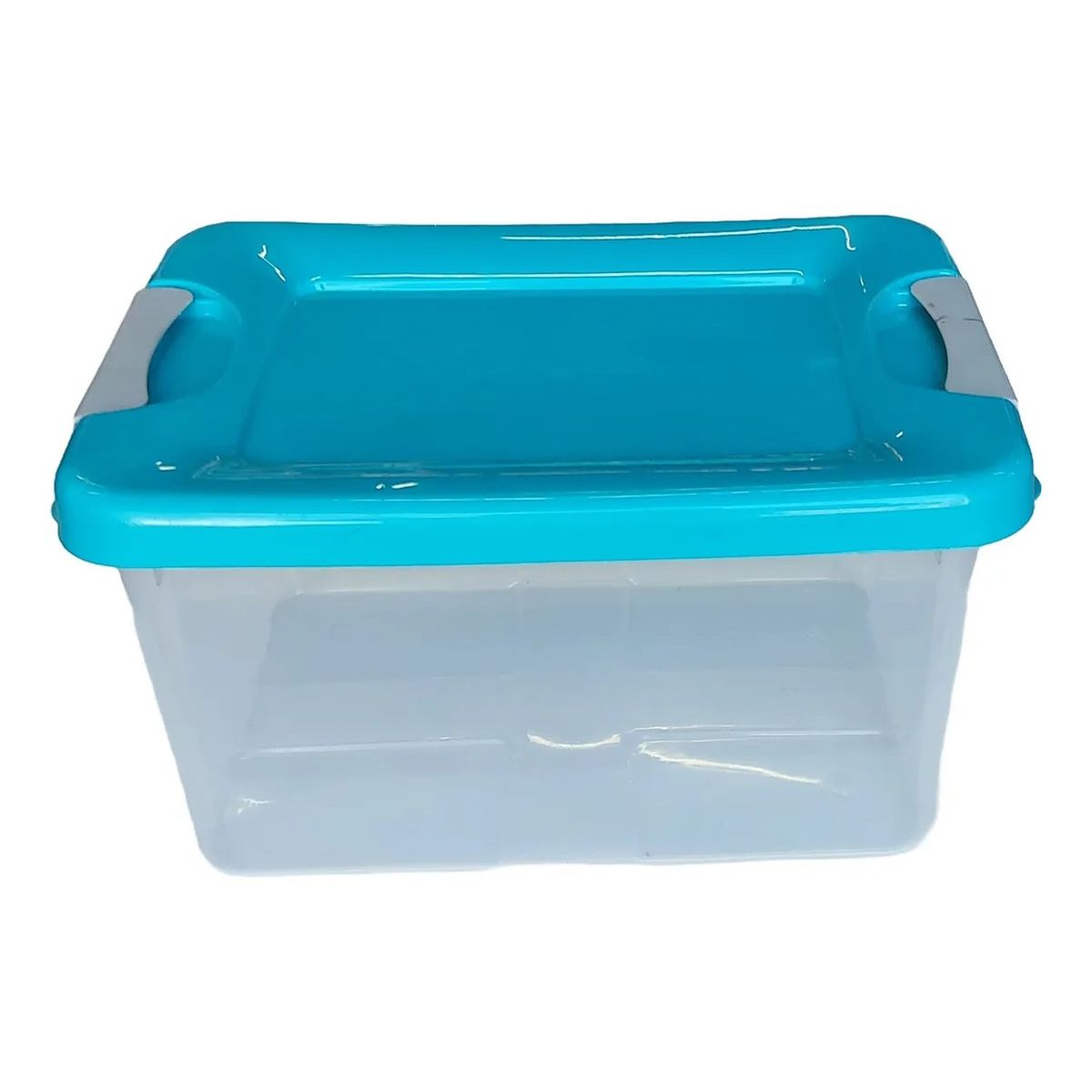 GENERICO - Caja Organizadora Plástico Tapa Colores Multiuso