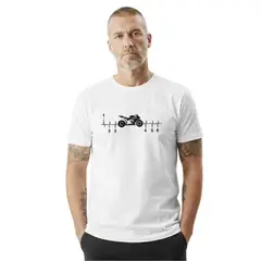 TRIPLE PLAY - Polera Premium 100% Algodón Estampada bike life