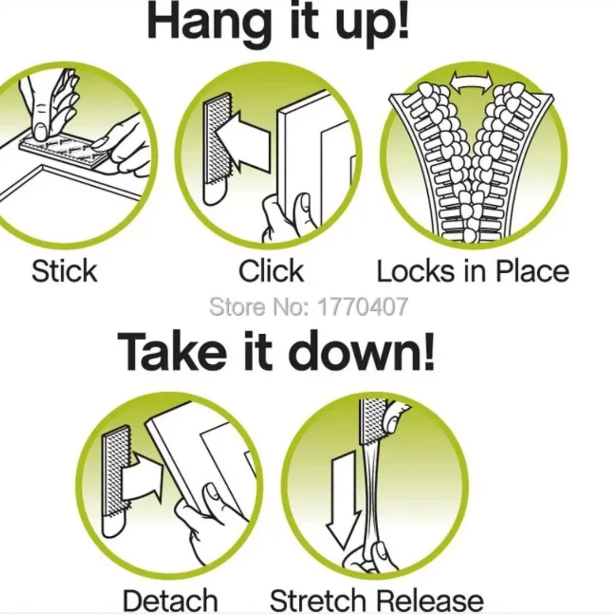 3M - Tiras Para Colgar Cuadros 3m Command - Pack 10 Pares