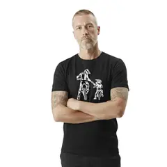 TRIPLE PLAY - Polera Premium 100% Algodón Estampada motocross padre e hijo